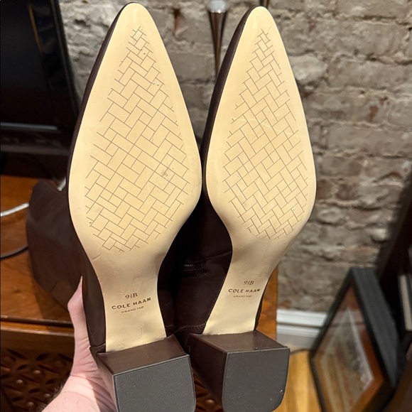 Cole Haan Clarice Dark Brown Heeled Boots - Picture 5 of 5